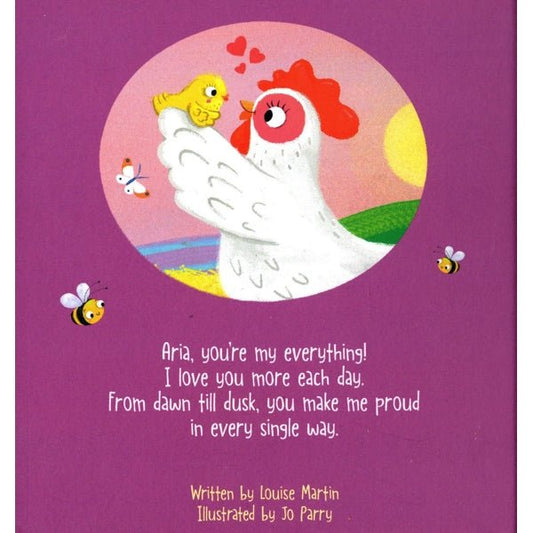 Aria I Love You, a Bushel and a Peck Personalized Name Picture Book (Hardcover Book) - Dollar Fanatic