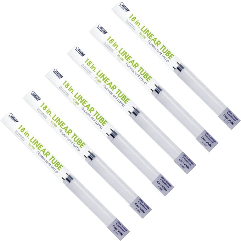 Feit Electric 18" Linear Tube 15W Fluorescent Lamp T8 Light Bulb - Cool White (F15T8/CW) - Dollar Fanatic