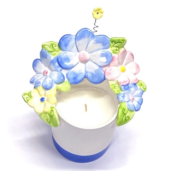 Ganz Ceramic Candle Clutcher Hugger Decorative Topper - Select Style (6" x 5" x 3") - Dollar Fanatic