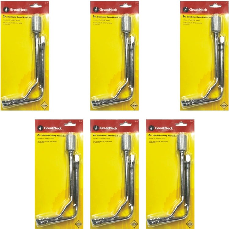 Great Neck Distributor Clamp Wrench Set - 1/2" and 9/16" (2 - Piece Set) - Dollar Fanatic