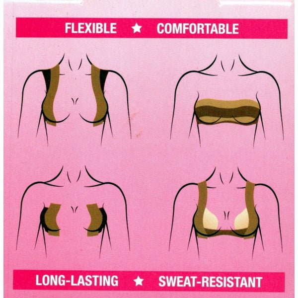 Hollywood Fashion Secrets Body Contour Tape - Deep Skin Tones (3"W x 197"L) Sculpt and Shape - Dollar Fanatic