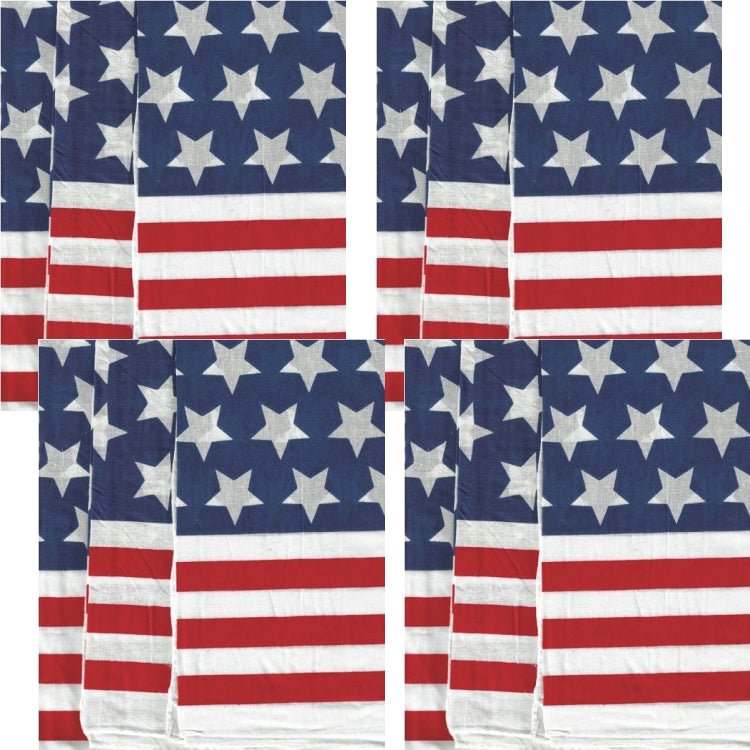 In Motion Patriotic USA Stars and Stripes Bandana Neckerchief (3 Pack) - Dollar Fanatic