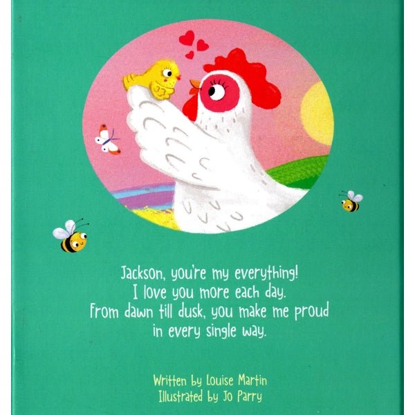 Jackson I Love You, a Bushel and a Peck Personalized Name Picture Book (Hardcover Book) - Dollar Fanatic