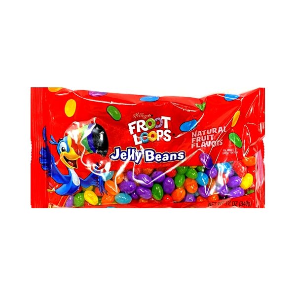 Jelly Beans Bag Froot Loops Flavors Wt. 12 oz.) Dollar Fanatic