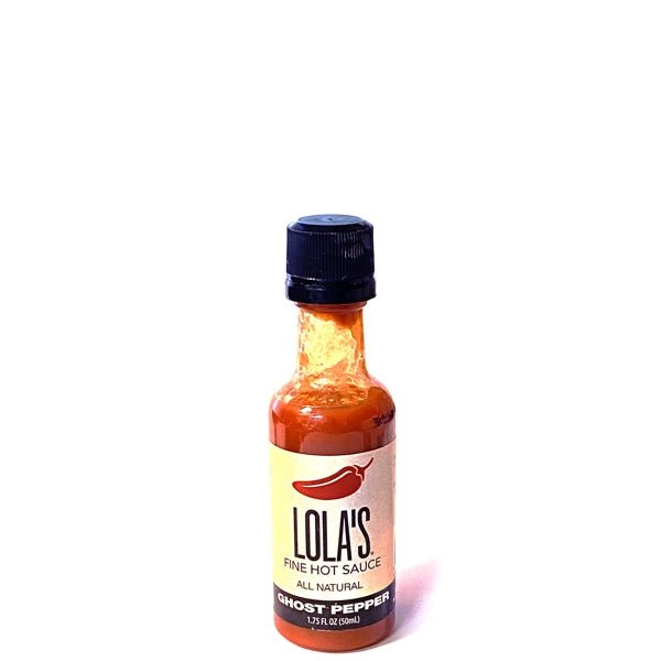 Lolas Fine Hot Sauce - Ghost Pepper (Net 1.75 fl. oz.) Gluten Free, Vegan, Made in USA - Dollar Fanatic