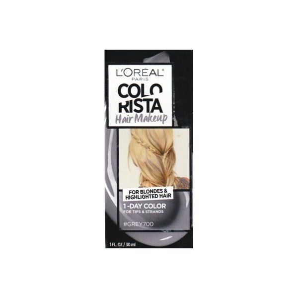 L'Oreal Colorista Hair Makeup 1 - Day Hair Color Kit (Grey700) For Blondes & Highlighted Hair - Dollar Fanatic