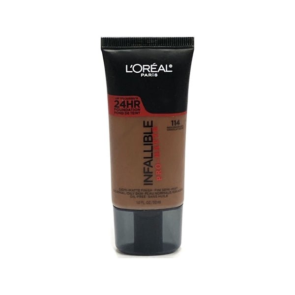 L'Oreal Infallible Pro - Matte 24 Hr Liquid Foundation - 114 Rich Chocolate (Net 1.0 fl. oz.) - Dollar Fanatic