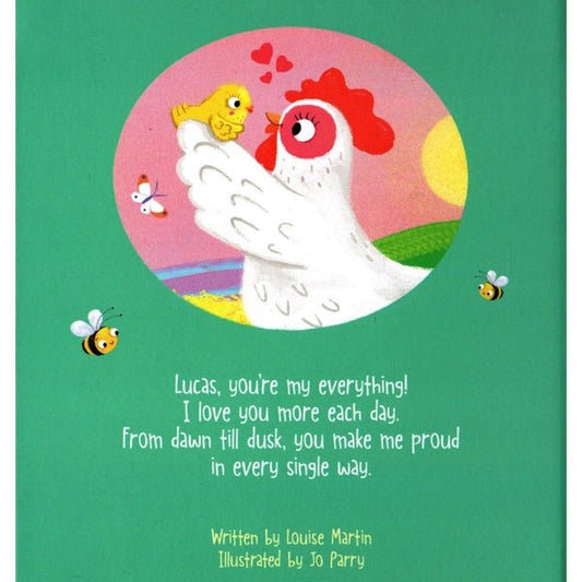 Lucas I Love You, a Bushel and a Peck Personalized Name Picture Book (Hardcover Book) - Dollar Fanatic