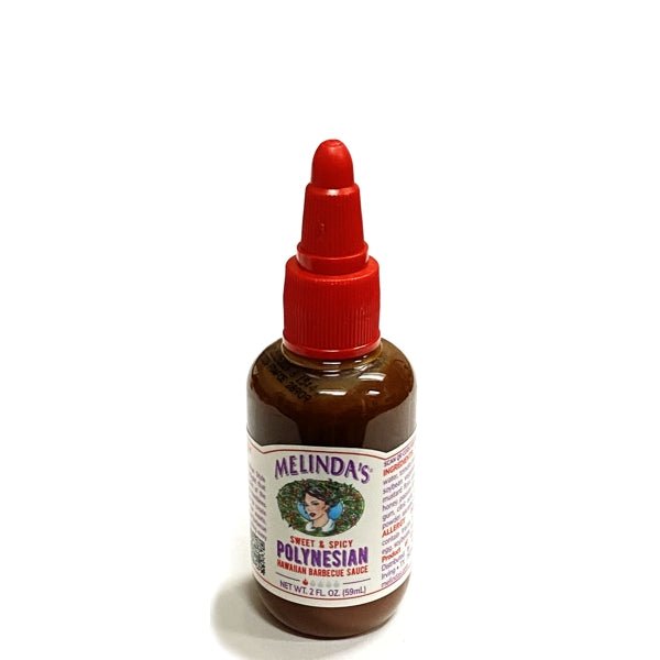 Melindas Sweet and Spicy Polynesian Hawaiian Barbecue Sauce - Mild Sweet Heat (Net 2 fl. oz.) Great as a Flavorful Dip, Glaze or Marinade - Dollar Fanatic