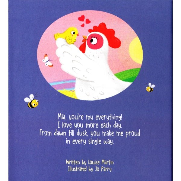 Mia I Love You, a Bushel and a Peck Personalized Name Picture Book (Hardcover Book) - Dollar Fanatic