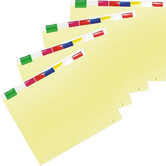 Oxford 4 Sets of Color 8 - Tab Insertable Dividers with Reinforced Edge (81380) - Dollar Fanatic