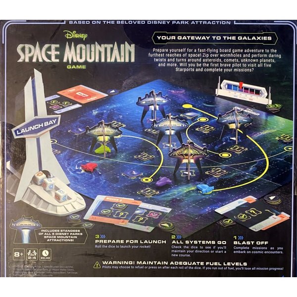Space Mountain Board Game (2 - 4 Players) For ages 8+ - Free Shipping on Everything