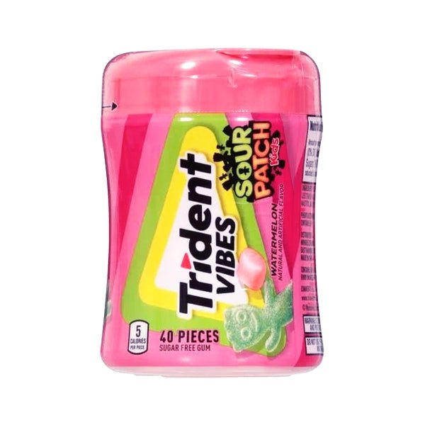 Trident Vibes Sugar Free Gum - Sour Patch Kids Watermelon (40 - Piece Pack) - Dollar Fanatic