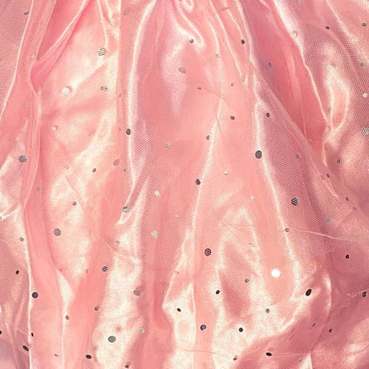 Tulle Cape with Sequin Costume Accessory - Pink (34" x 12") - 2 for $5