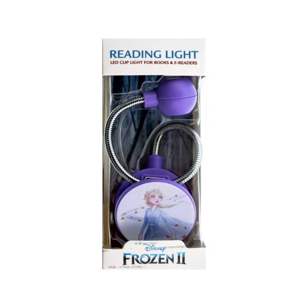 WithIt LED Reading Book Light Clip - Frozen Elsa/Purple (Battery Powered) Clip Light for Books and E - Readers - Dollar Fanatic