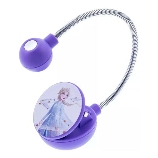 WithIt LED Reading Book Light Clip - Frozen Elsa/Purple (Battery Powered) Clip Light for Books and E - Readers - Dollar Fanatic