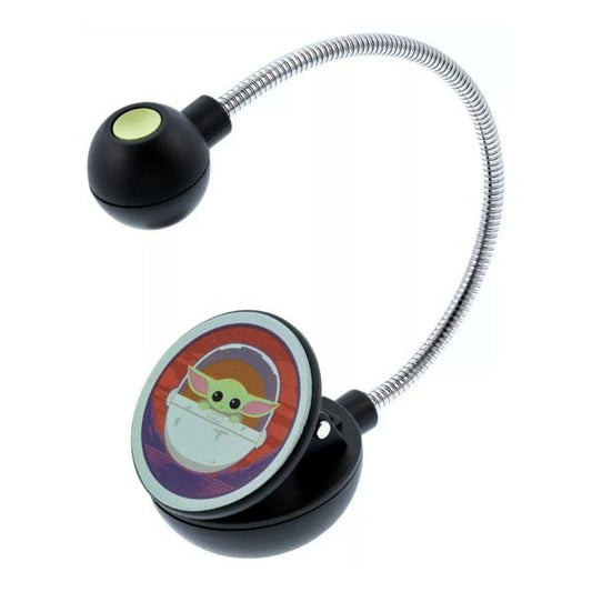 WithIt LED Reading Book Light Clip - Mandalorian Grogu/Black (Battery Powered) Clip Light for Books and E - Readers - Dollar Fanatic