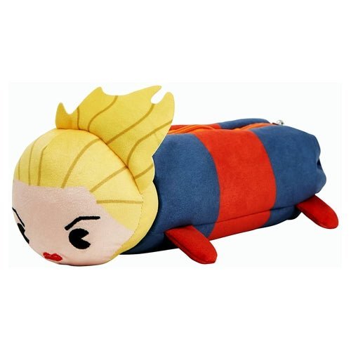 Yoobi Captain - Carol Danvers 3-D Plush Microfiber Zipper Pouch (8.5" x 3.5") - Dollar Fanatic