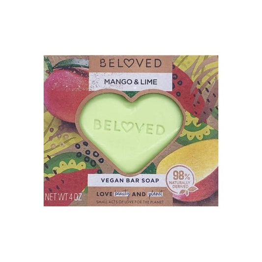 Beloved Vegan Body Bar Soap - Mango Lime (Net wt. 4 oz. ) - DollarFanatic.com