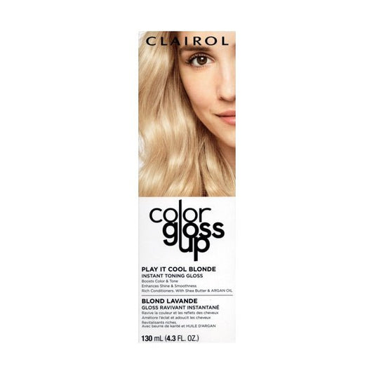 Clairol Color Gloss Up Instant Toning Gloss Kit (Playing It Cool Blonde) Vegan, Silicone Free Formula - $5 Outlet