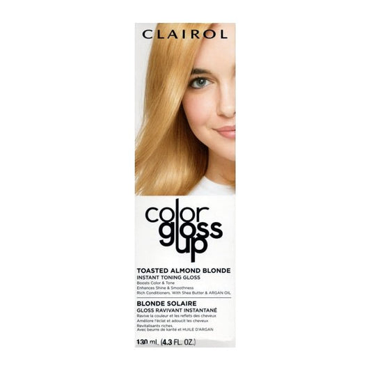 Clairol Color Gloss Up Instant Toning Gloss Kit (Toasted Almond Blonde) Vegan, Silicone Free Formula - $5 Outlet