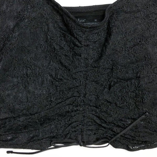 Colsie Lace Up Black Brami (Women's Size 3X) - DollarFanatic.com