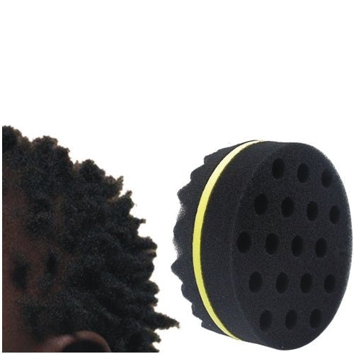 Double Sided Barber Hair Twist Brush Sponge for Locking Afro, Curl