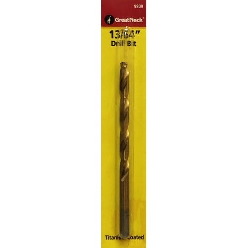 Great Neck 13/64" Titanium Coated Drill Bit (9809) - $5 Outlet