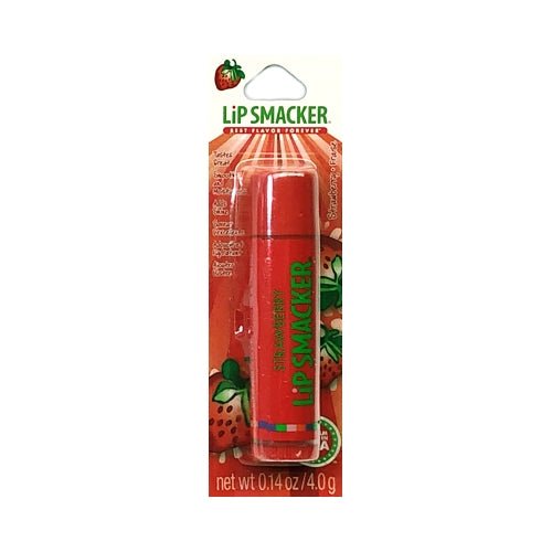 Lip Smacker Flavored Lip Balm - Strawberry (Net wt. 0.14 oz.) - Dollar Fanatic