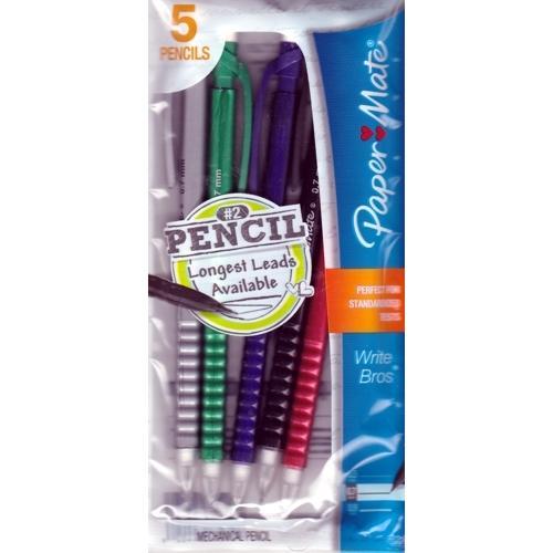Paper Mate Write Bros #2 Mechanical Pencils (5 Pack) - DollarFanatic.com