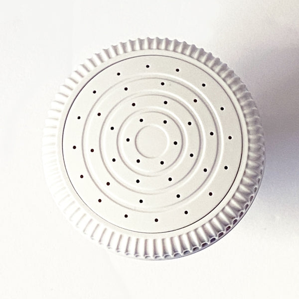 Exquisite 1-Function Spray Jet Shower Head - 520 1110WT (White)
