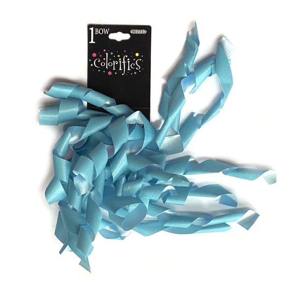 Colorifics Curly Spiral Bow Gift Topper - 5" (Select Color)