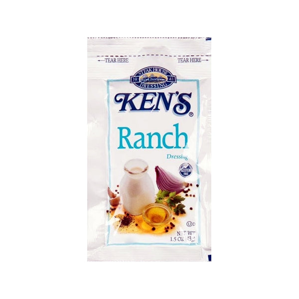 Ken's Steakhouse Ranch Dressing Pouch (Net wt. 1.5 oz.) Gluten Free