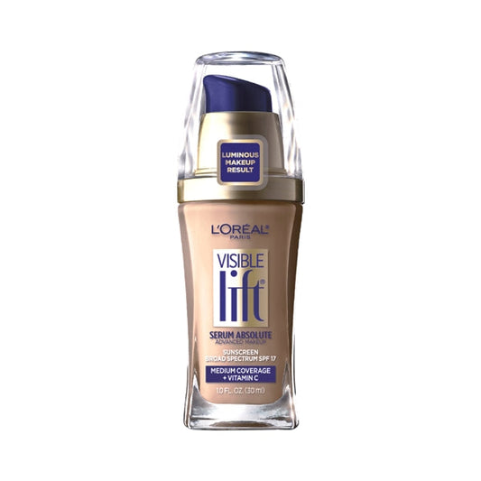 Clearance - L'Oreal Visible Lift Serum Absolute Advanced Age-Reversing Makeup Foundation with SPF 17 (Select Color)