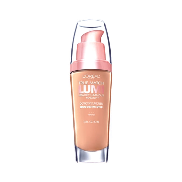 L'Oreal True Match Lumi Healthy Luminous Foundation Makeup with SPF20 Sunscreen - Cool C3 Creamy Natural (Net 1.0 fl. oz.)