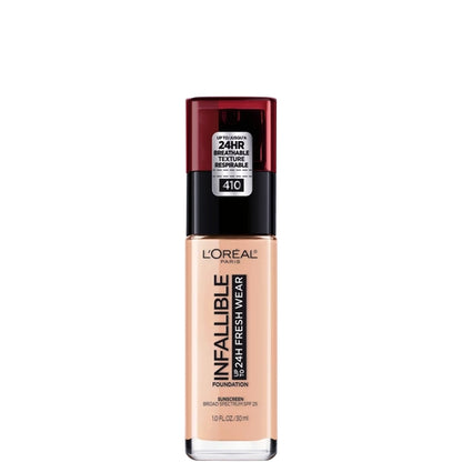 Clearance - L'Oreal Infallible 24 Hr Fresh Wear Liquid Foundation - SPF 25 (Select Color) Out of Date