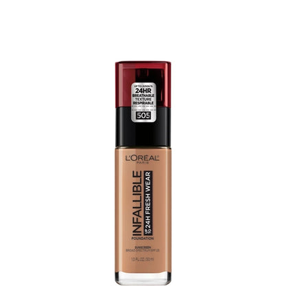 Clearance - L'Oreal Infallible 24 Hr Fresh Wear Liquid Foundation - SPF 25 (Select Color) Out of Date