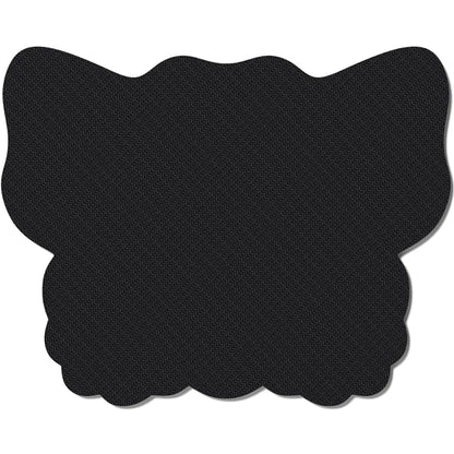 HeyDay Butterfly-Shaped Non-Slip Mouse Pad - Coral Pink (7" x 8.5")