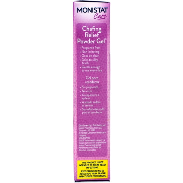Monistat Care Chafing Relief Powder Gel (1.5 oz) Best by Date: 12/2027