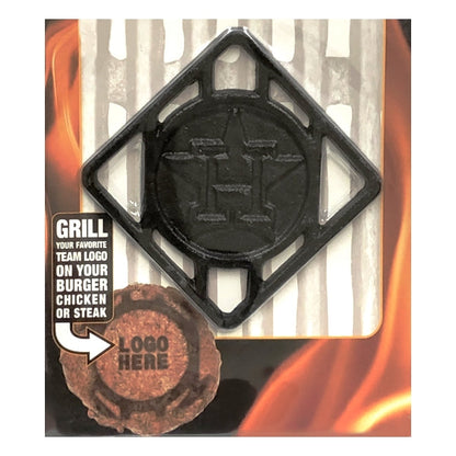 Pangea Team Cast Iron BBQ Meat Brander (Select Style) Cool Barbecue Brand on Hot Dogs, Sausage, Burgers, Steak