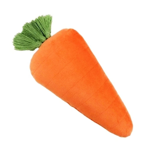Jumbo Carrot-Shaped Decorative Pillow - Orange (14.5" x 8.5")