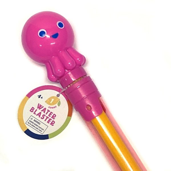 Ankyo Octopus Water Blaster Toy - Pink (12") For ages 4+ - Dollar Fanatic
