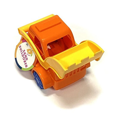 Ankyo Orange Sand Bulldozer Toy (6" x 5" x 3.5") Fun Beach Sand Play - Dollar Fanatic