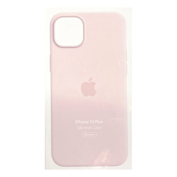 Apple iPhone 14 Plus MagSafe Protective Silicone Phone Case - Pink (Fits iPhone 14 Plus) - Dollar Fanatic