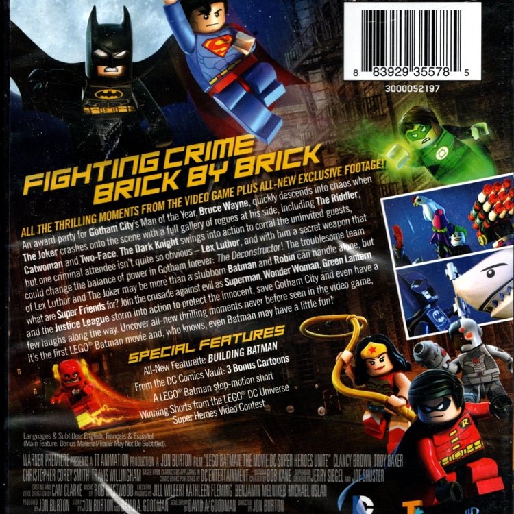 Batman The Movie - DC Super Heroes Unite (Cartoon DVD) - Dollar Fanatic