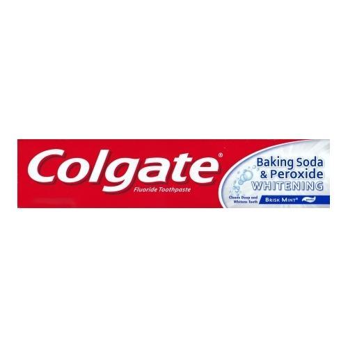 Colgate Baking Soda & Peroxide Whitening Fluoride Toothpaste - Brisk Mint (Net Wt. 4 oz.) - $5 Outlet