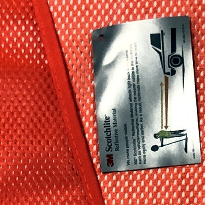 Condor High Visibility Protective Orange Vest - Class 1 (XX-Large) - DollarFanatic.com