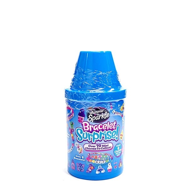 Cra - Z - Art Shimmer 'n Sparkle Bracelet Surprise Kit - Makes 6 Charm Bracelets (101 - Piece Kit) For Ages 8+ - Dollar Fanatic