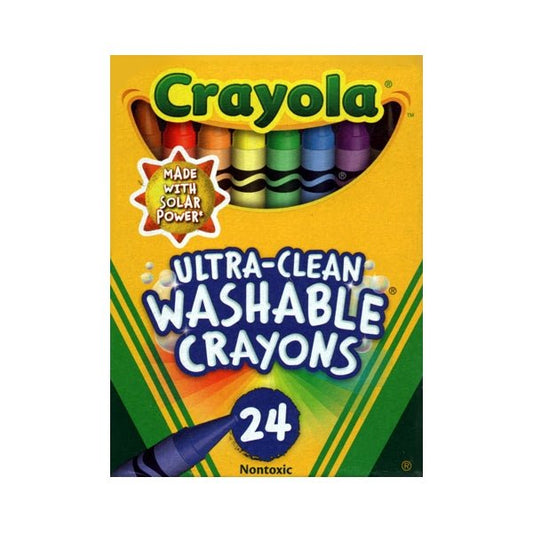 Crayola Non - toxic Ultra - Clean Washable Crayons (24 Pack) - 2 for $5