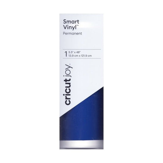 Cricut Joy Smart Vinyl Permanent 5.5" x 48" Glossy Roll - Blue (1 Count) - Dollar Fanatic